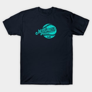 Mariners with Ball Vintage T-Shirt